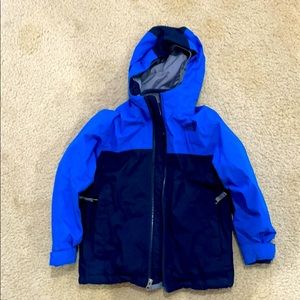 Boys North Face dual layer winter jacket